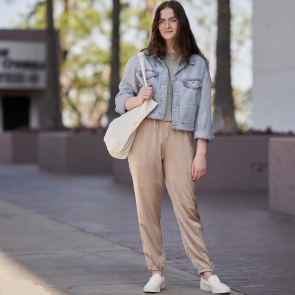Uniqlo Satin Drape Joggers